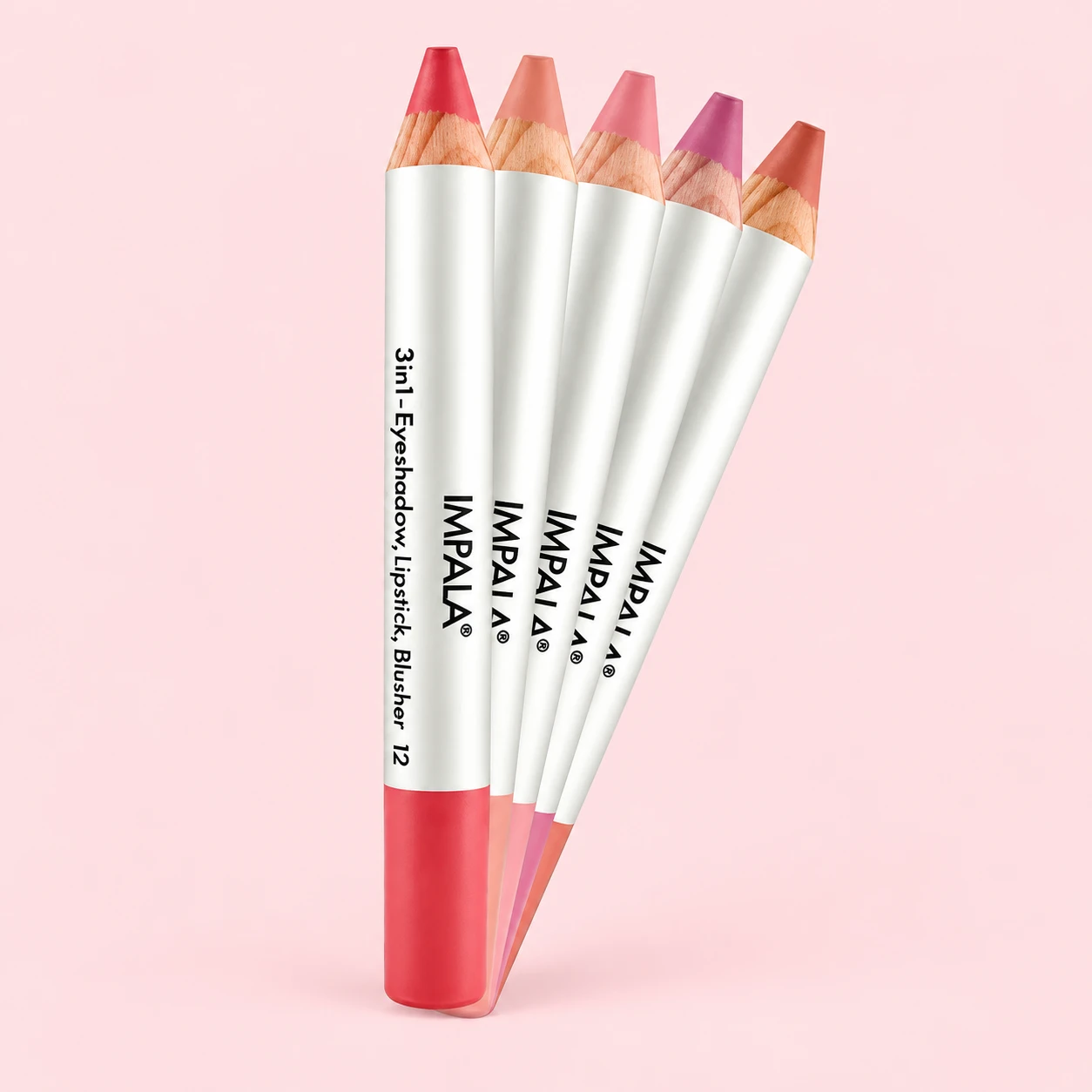 IMPALA Pencil 3 in 1 - eyeshadow, lipstick and blush-on